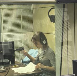 ブースの外から📸