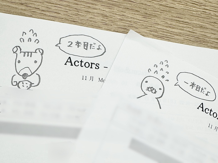 手書きぼのぼの🩵